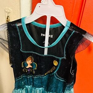 Disney Frozen II Anna Kids Costume - Black and Teal